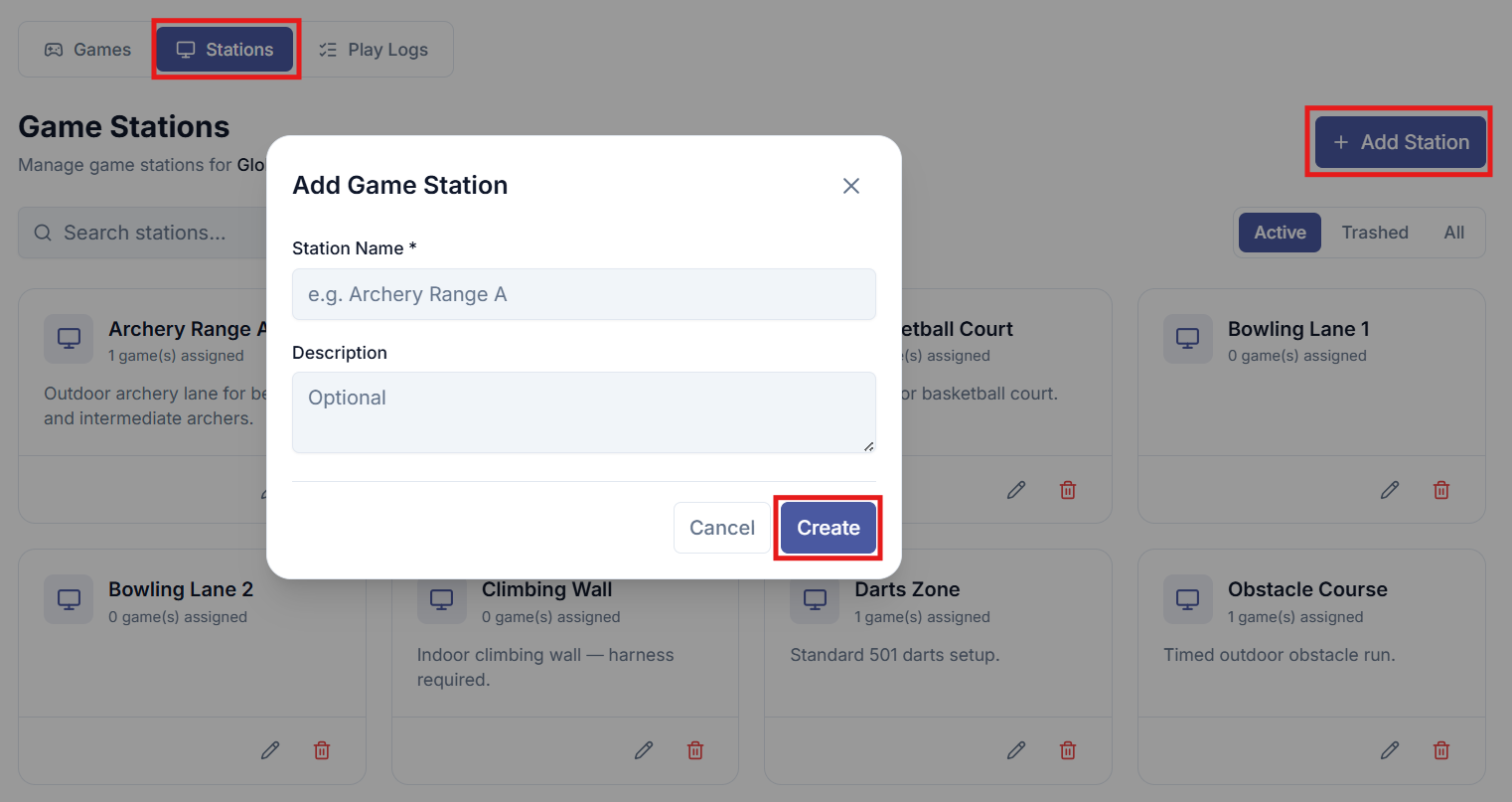 Add Station