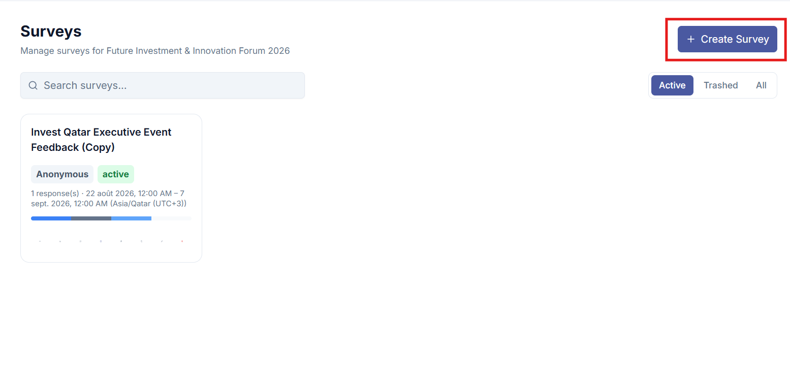 Create Survey