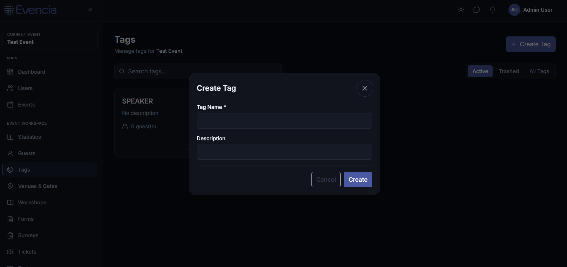 Create Tag