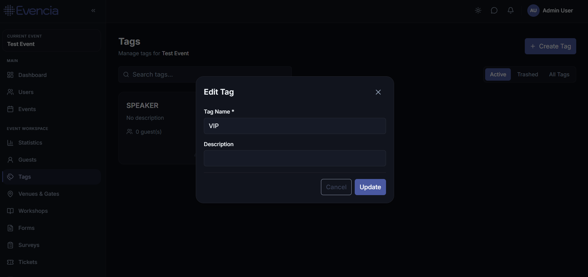 Edit Tag